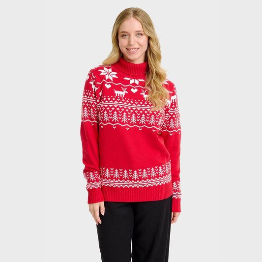 WW | Der grönländische Weihnachtsrollkragenpullover - Damen