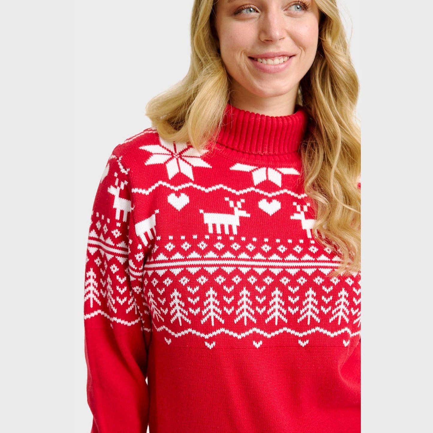 WW | Der grönländische Weihnachtsrollkragenpullover - Damen