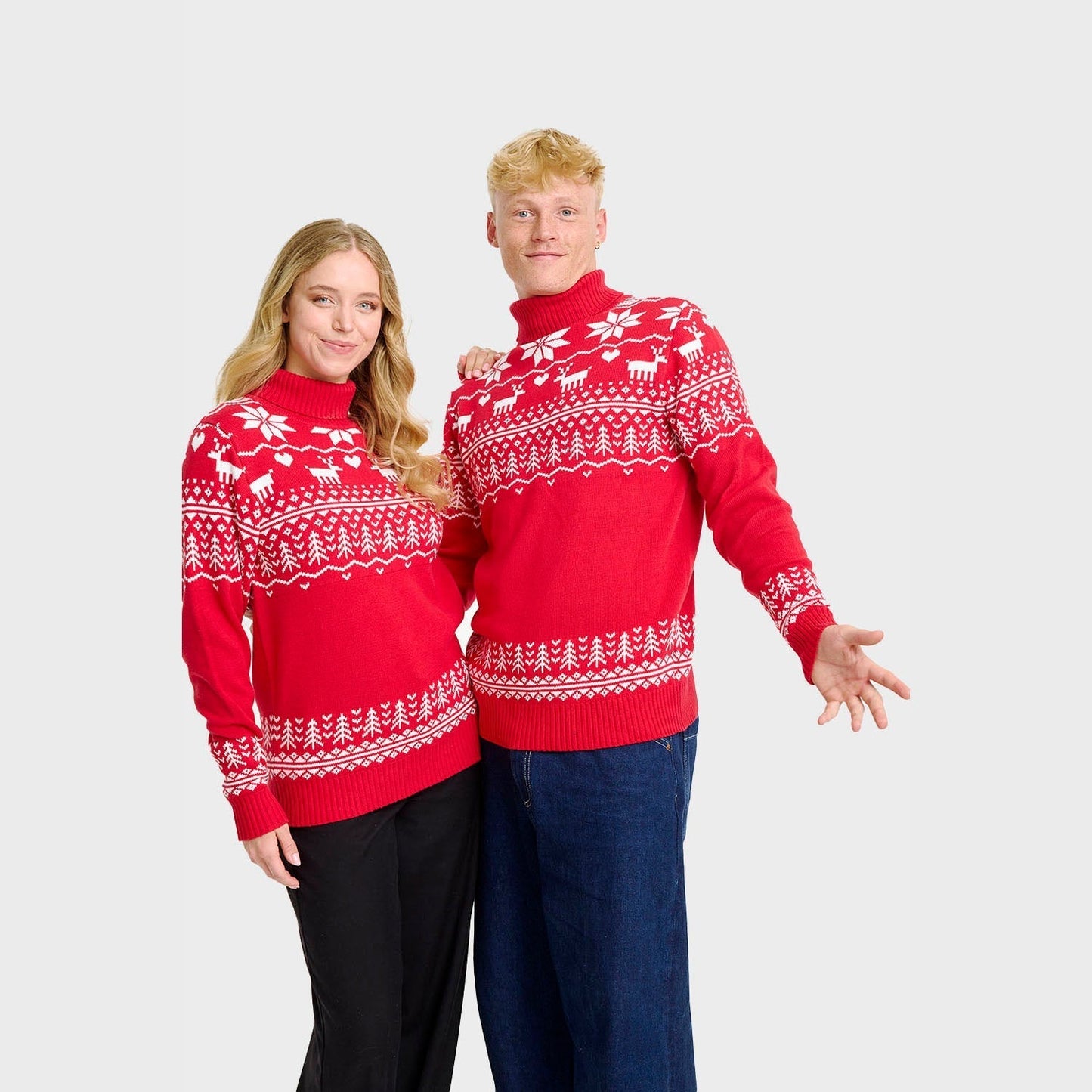 WW | Der grönländische Weihnachtsrollkragenpullover - Damen