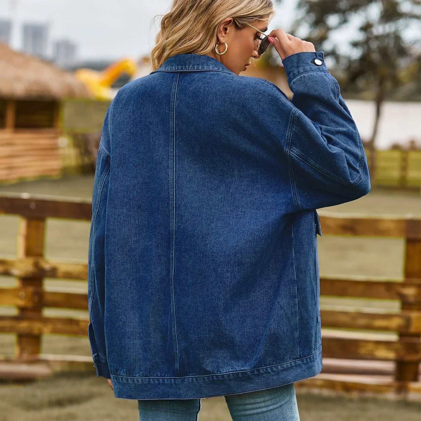 WW | Classic Vintage Denim Jacket for Women