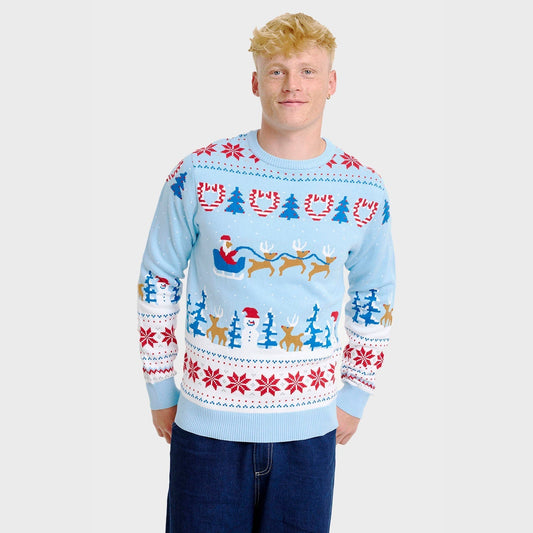 WW | Christmas Wonderland Weihnachts-Pullover - Herren