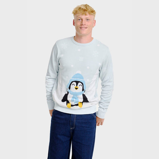 WW | Der süße Pinguin Weihnachtspullover - Herren