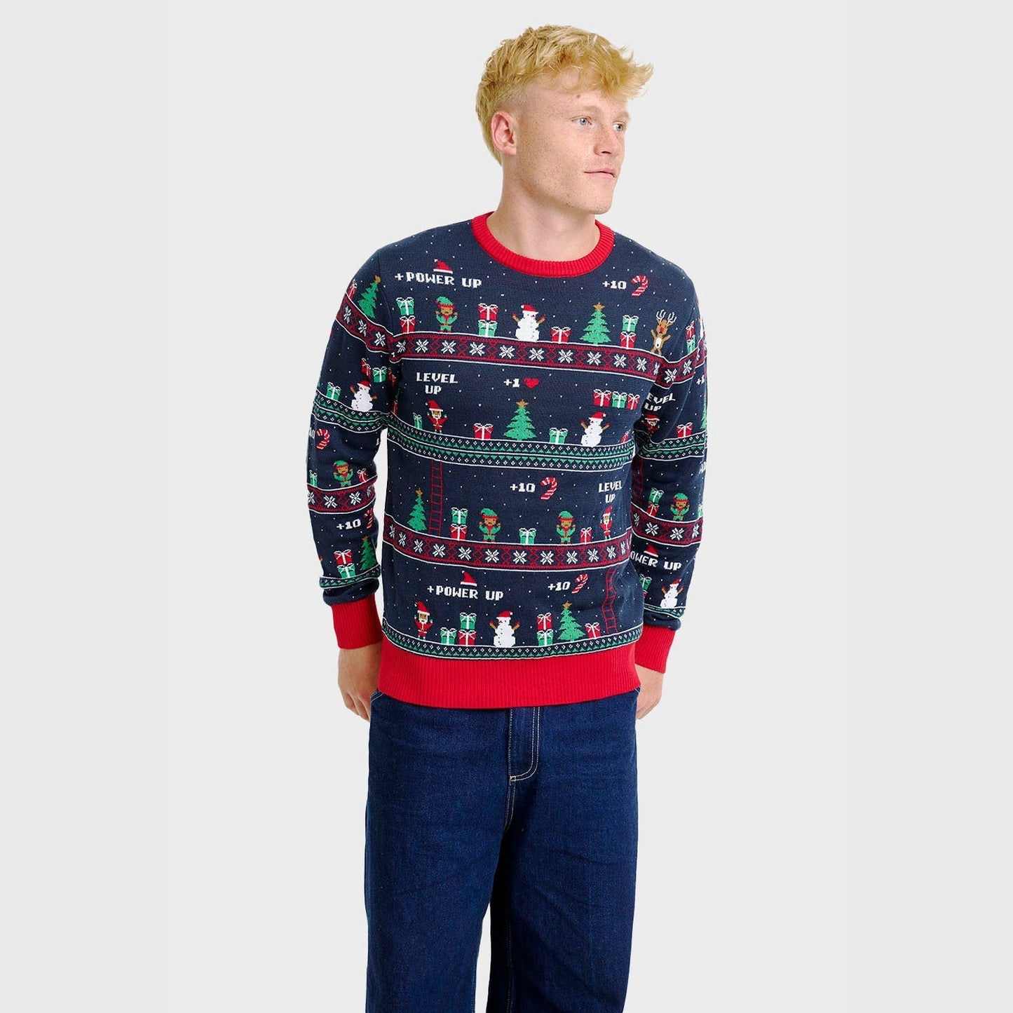 WW | Vintage Gaming Weihnachts-Pullover - Herren