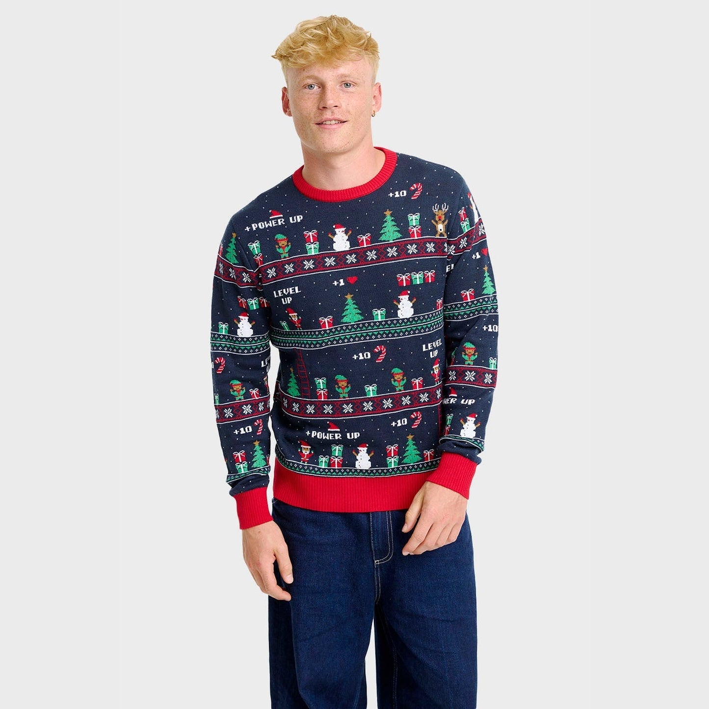 WW | Vintage Gaming Weihnachts-Pullover - Herren