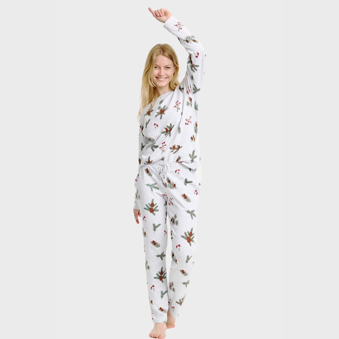 WW | Der gerippte Pyjama - Damen