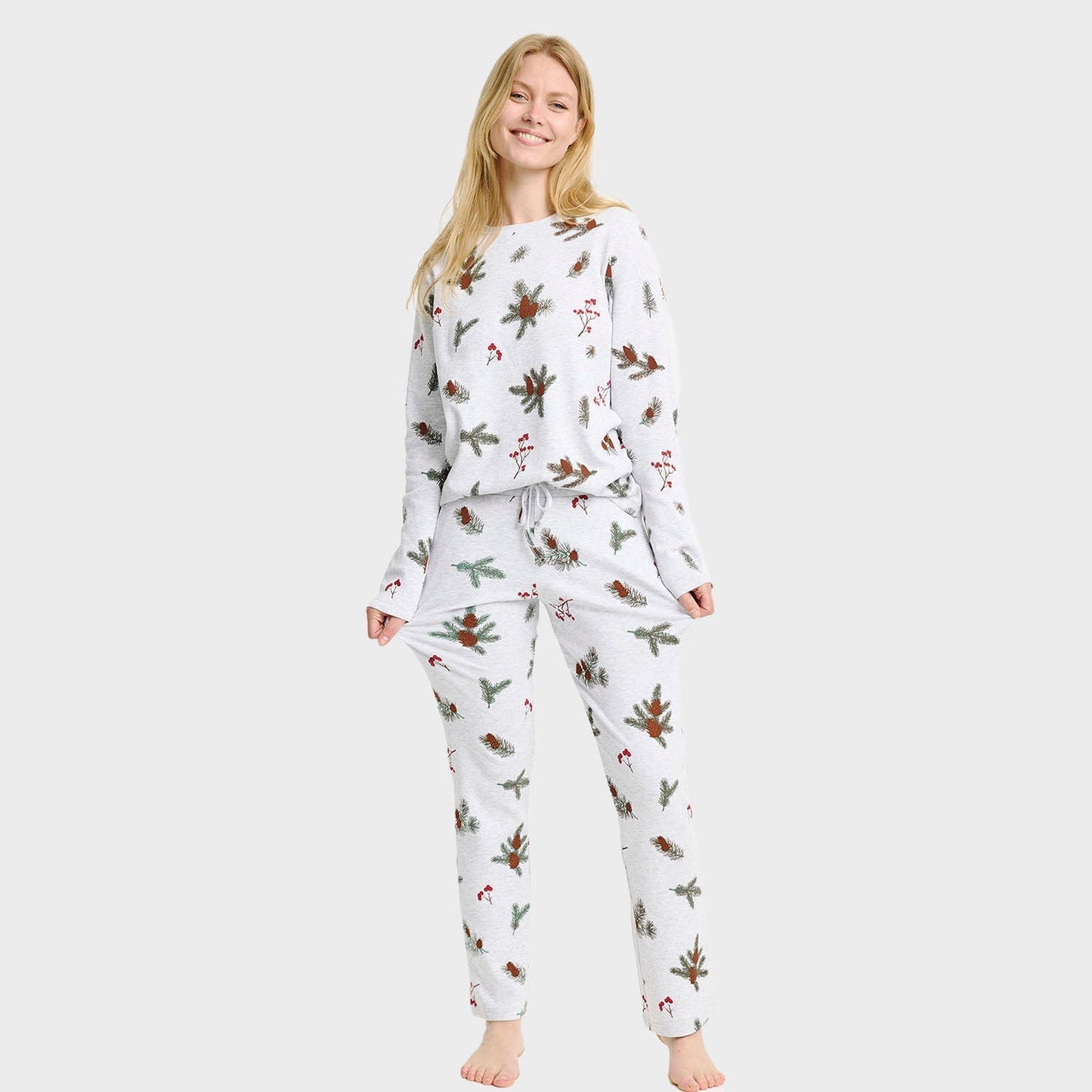 WW | Der gerippte Pyjama - Damen