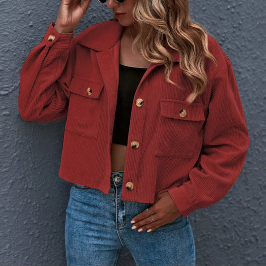 WW | Utility Jacket - Knopfdesign - Leichter Baumwollmix - Freizeitkleidung-Essential