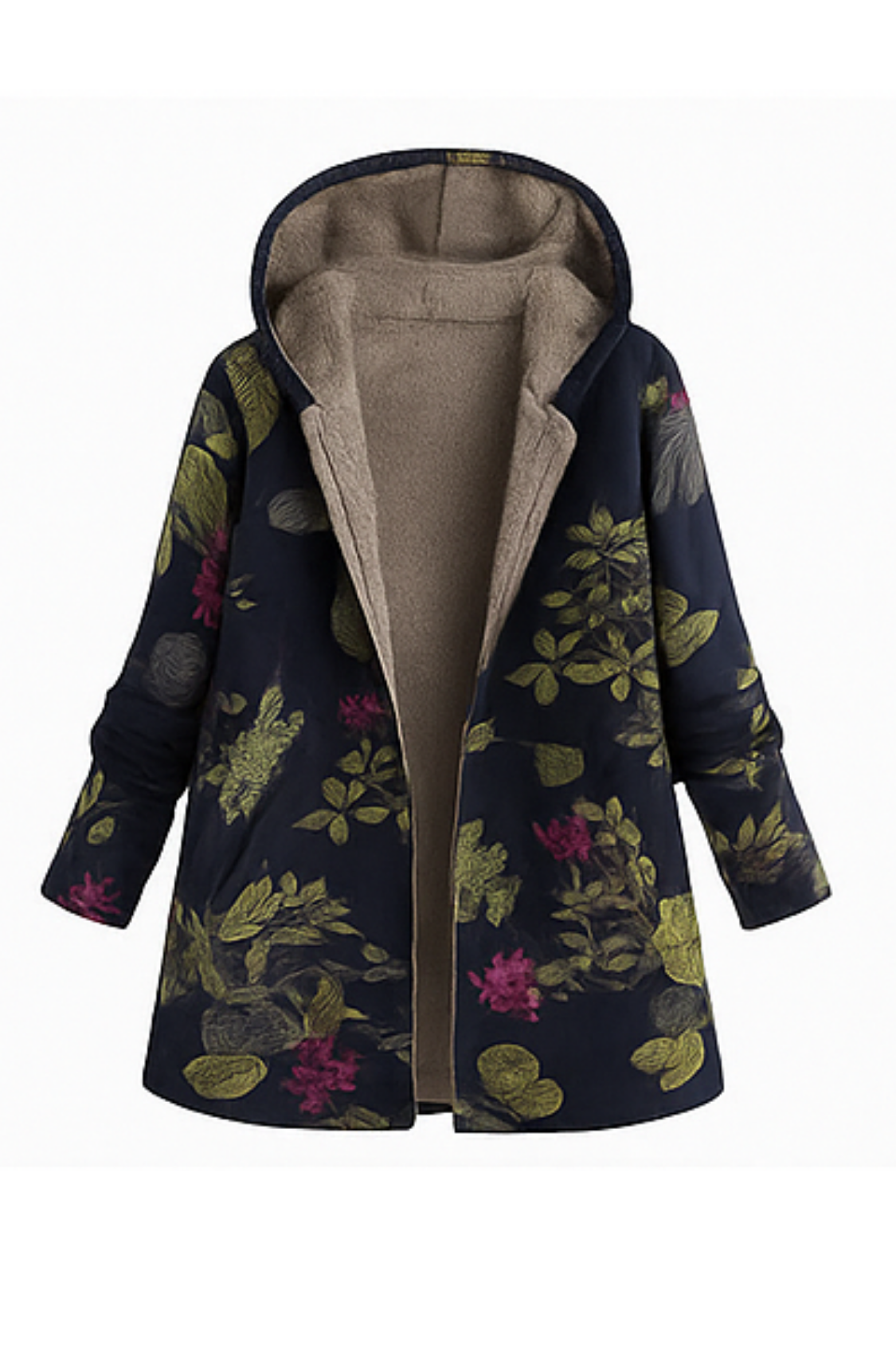 Lamelia Jacket with Fleece Lining - Dark Blue