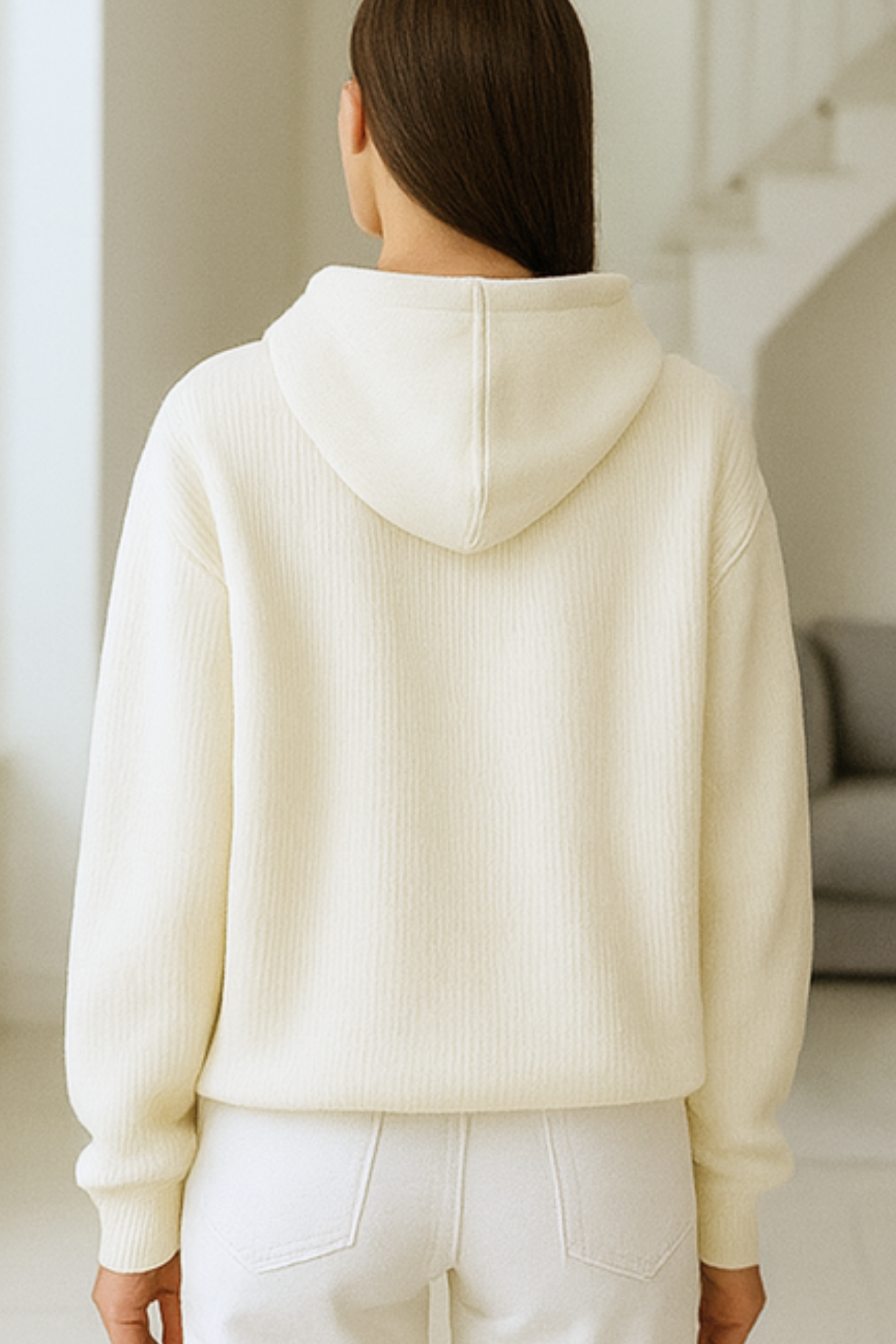 Briana | Sweater with Breast Cancer Ribbon
