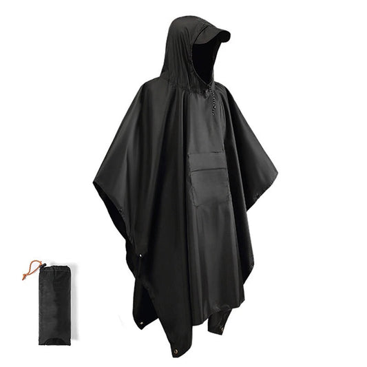 WW | Wasserdichter Poncho-Rucksacküberzug für Wanderungen