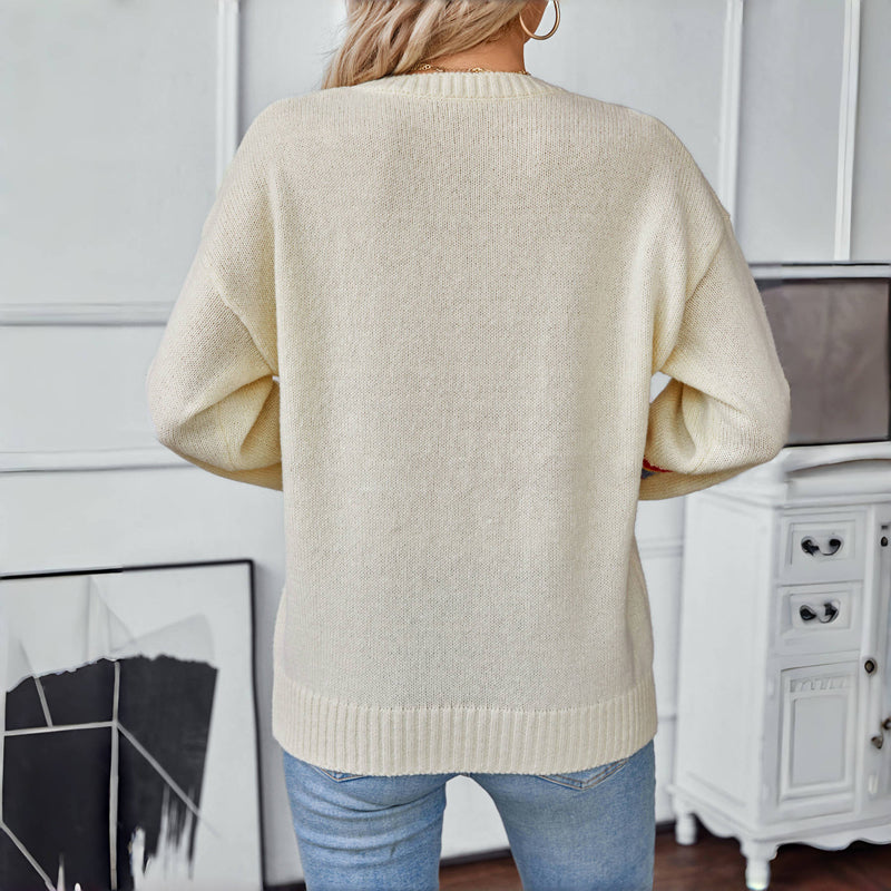 WW | Regenbogen Strickpullover