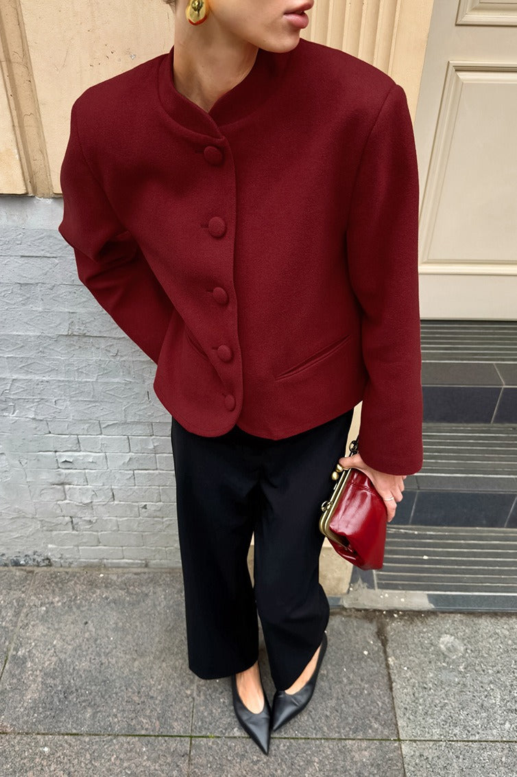 WW | Roter Wollblazer