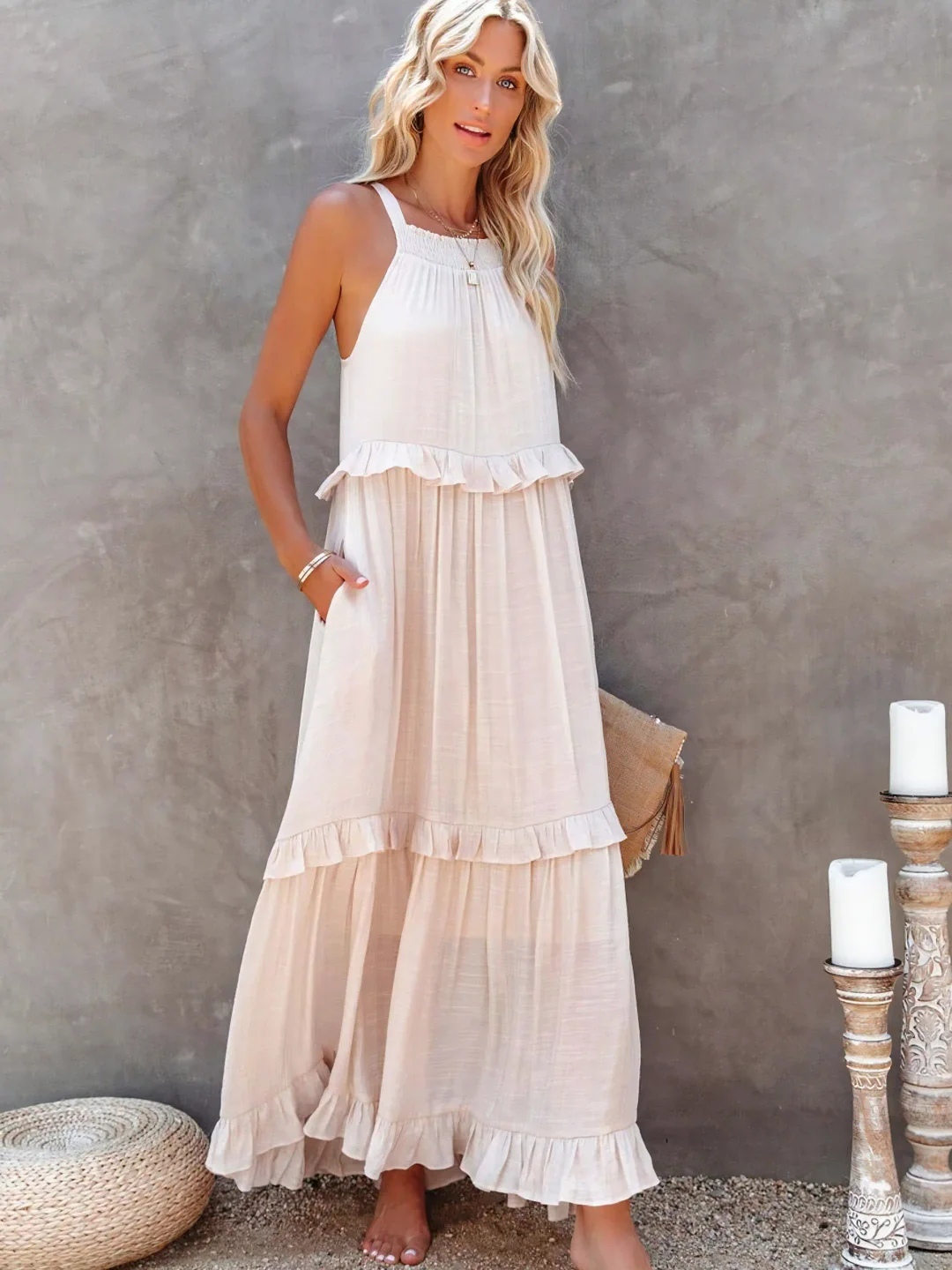 Vesa™ | Flowing Ruffled Dress