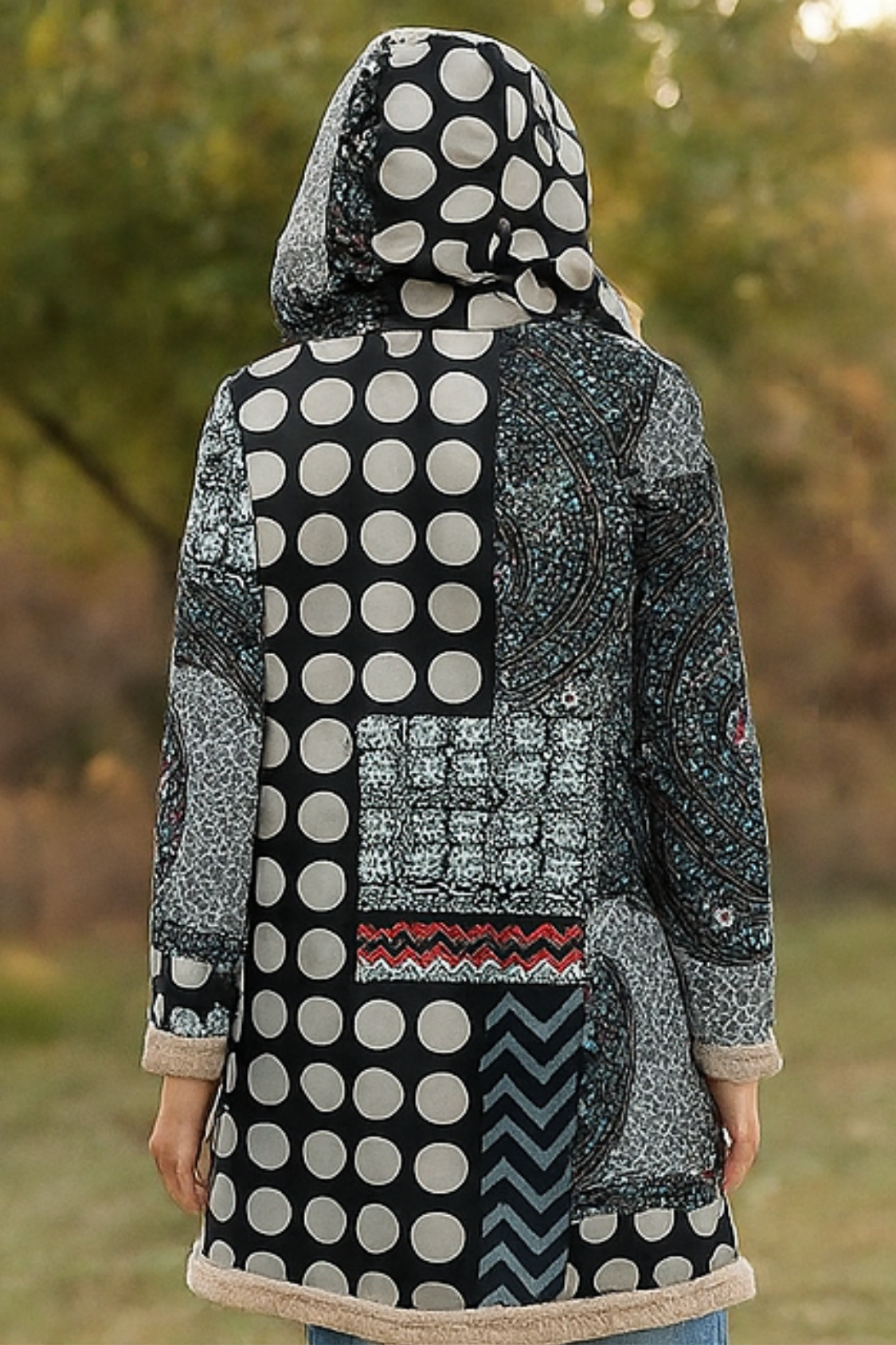 Lamelia Jacket with Fleece Lining - Black