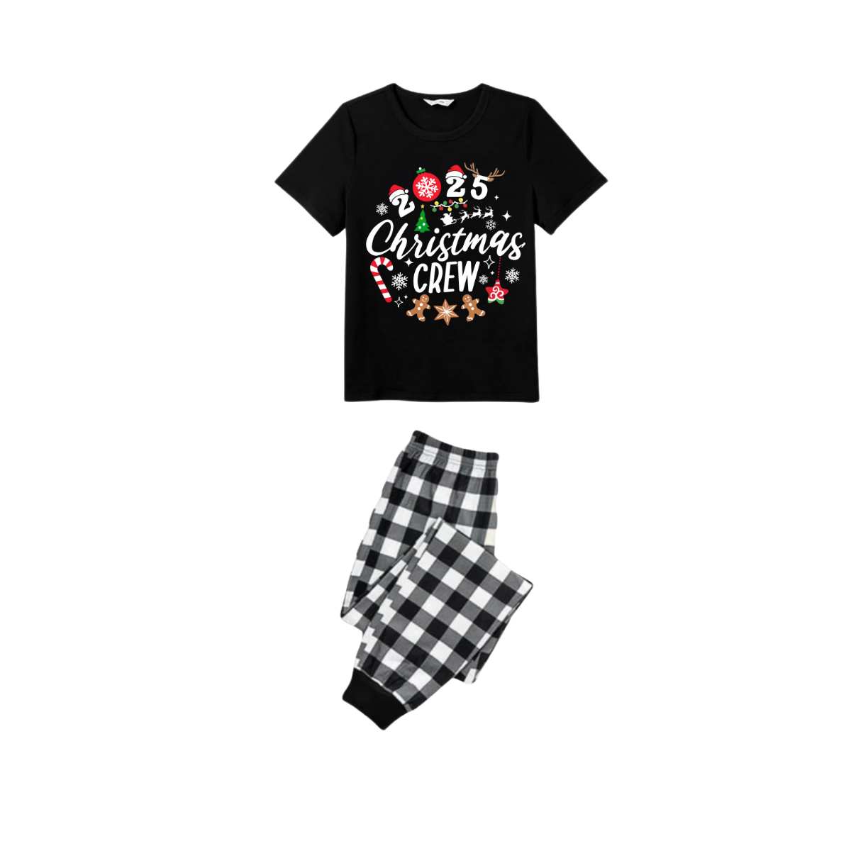 WW | Christmas Crew 2025 Couple Short Sleeve Pyjama Set