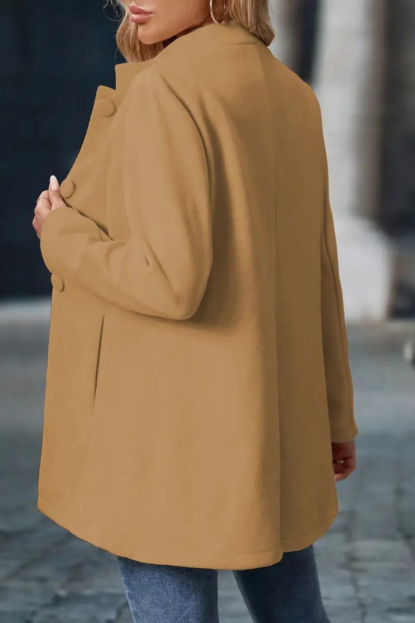 Claire Elegant Jacket - Brown