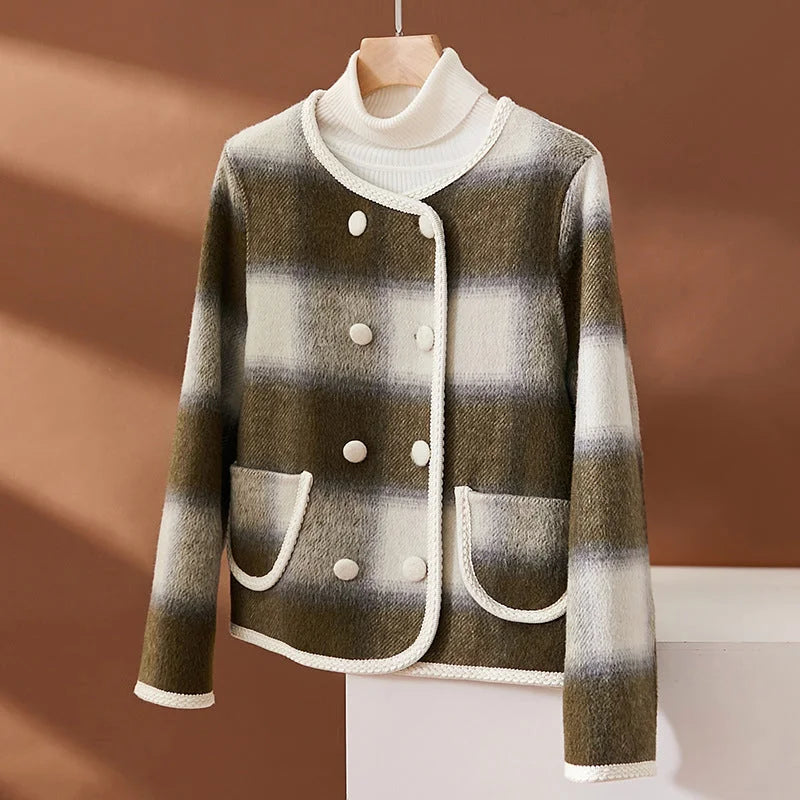 WW | Elegante kariertes Blazer für Damen