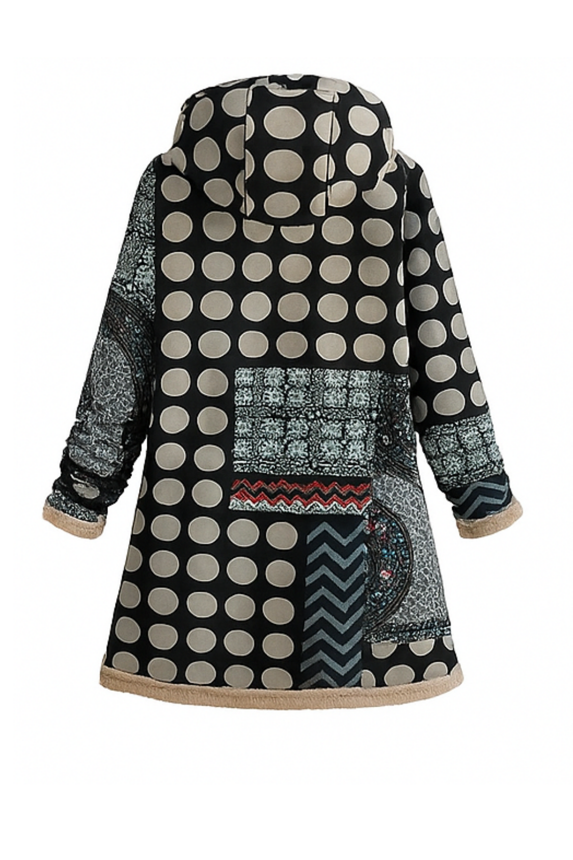 Lamelia Jacket with Fleece Lining - Black