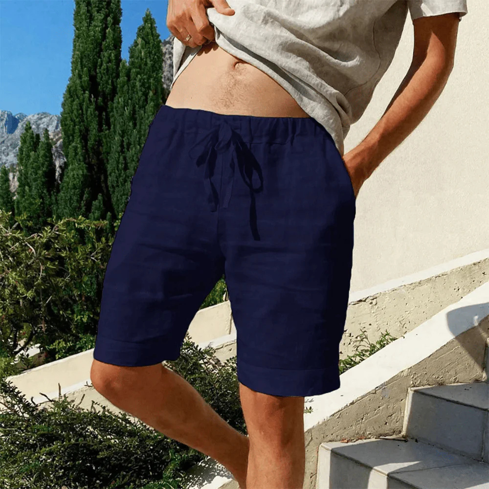 WW | Leinen Shorts Für Herren Mit Lässigem Sommer Flair