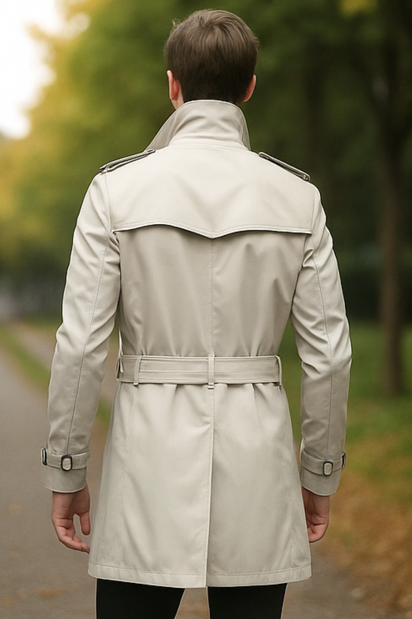 Johnson Premium Jacket for Men - Light Beige