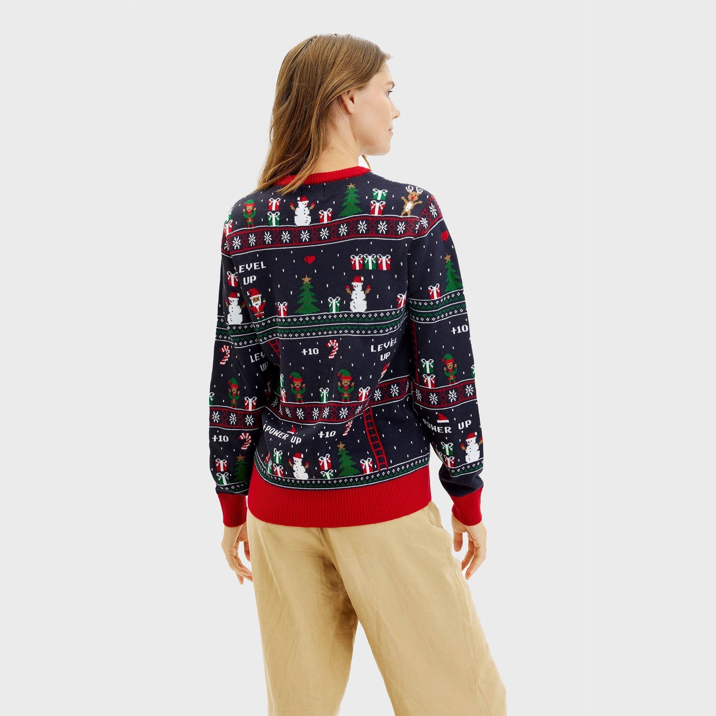 WW | Vintage Gamer WeihnachtsPullover - Damen