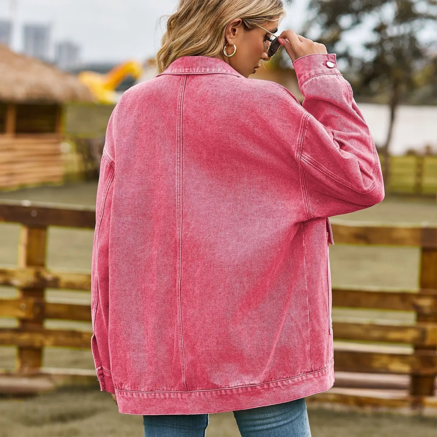 WW | Classic Vintage Denim Jacket for Women