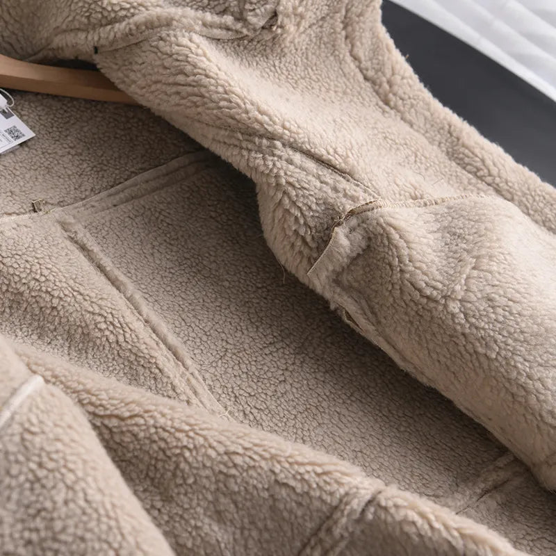 WW | Suede Winter Jacket Warm & Stylish