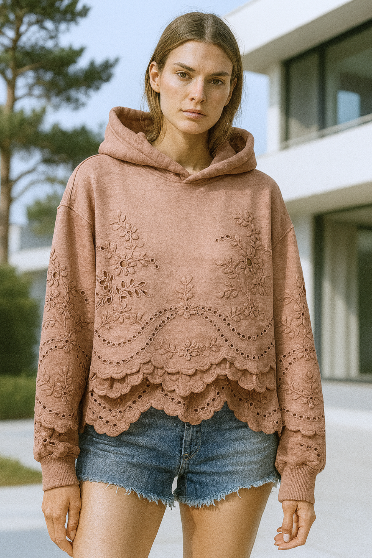 Lucia | Jumper with Lace Details