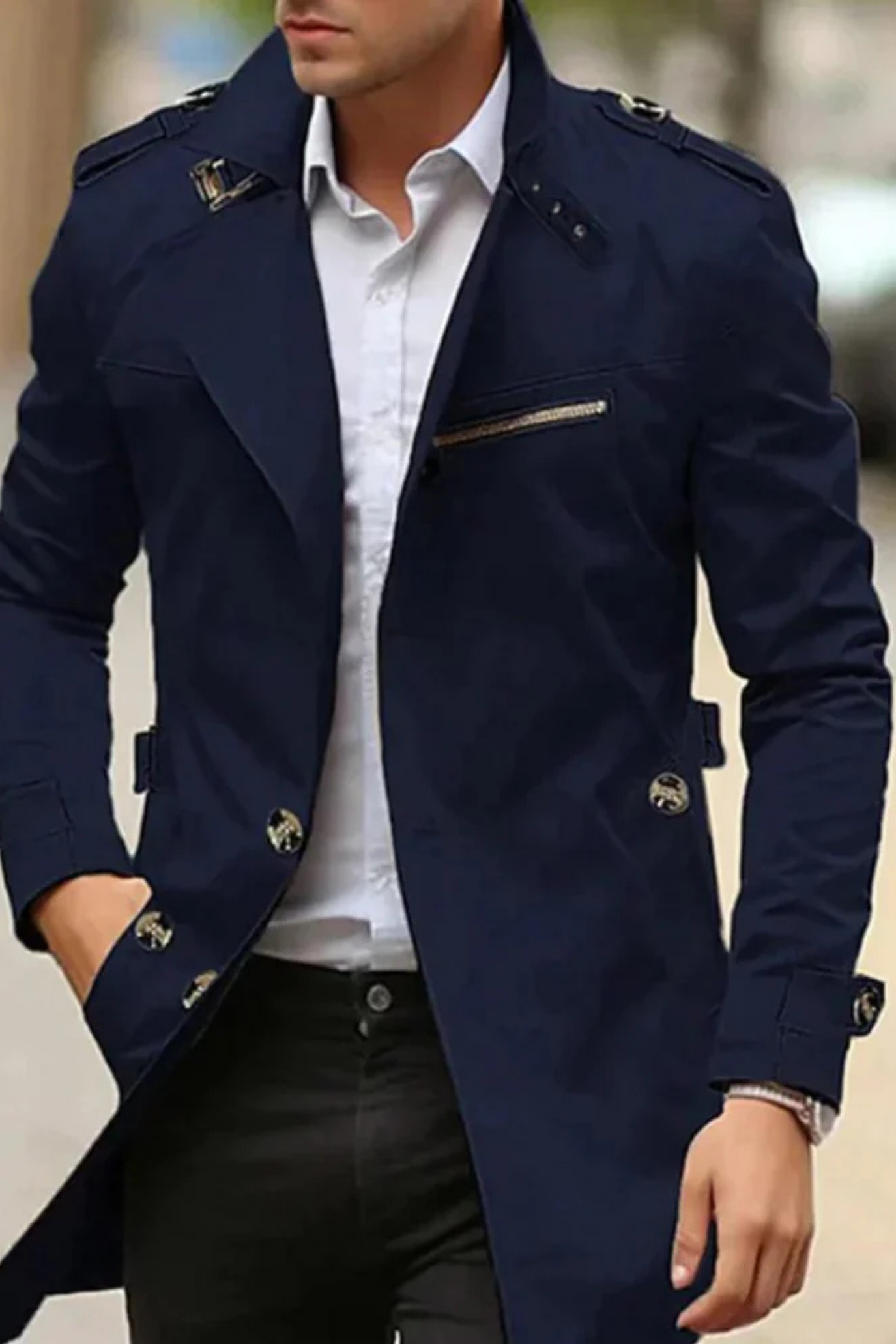 Johnson Premium Men's Jacket - Blue