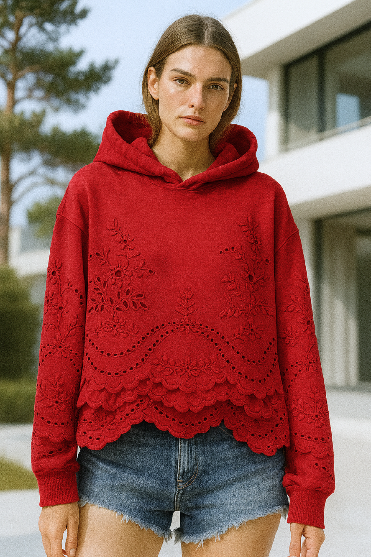 Lucia | Jumper with Lace Details