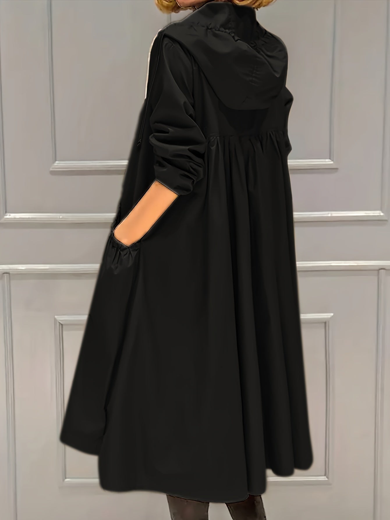 WW | Vintage-Trenchcoat mit gegürteten langen Ärmeln für Damen - Perfekt für jeden Anlass