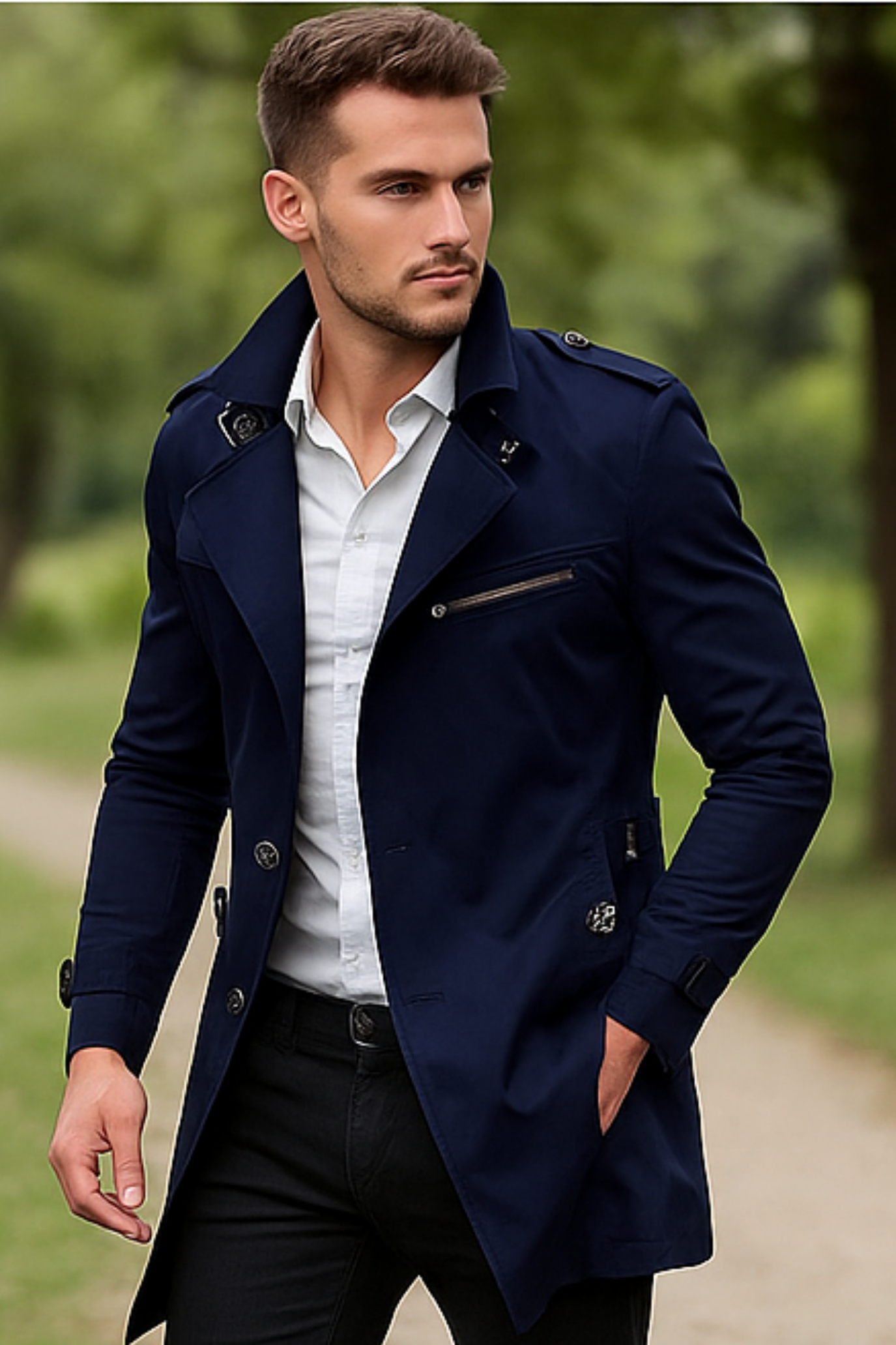 Johnson Premium Men's Jacket - Blue