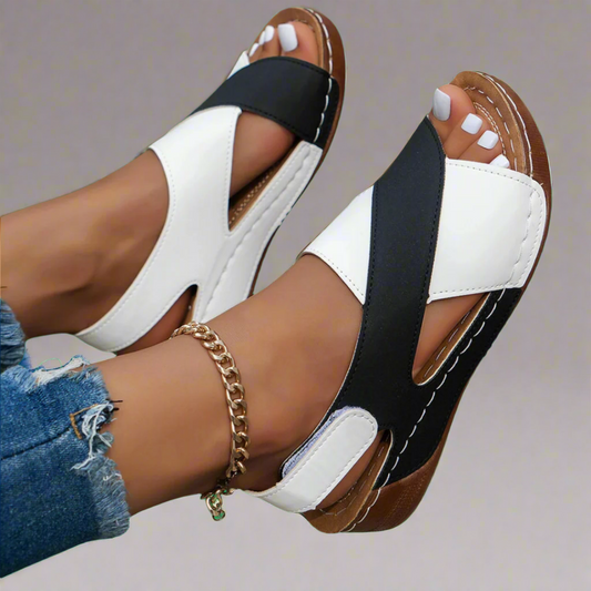 Svea™ | Handgjorda kilformade sandaler