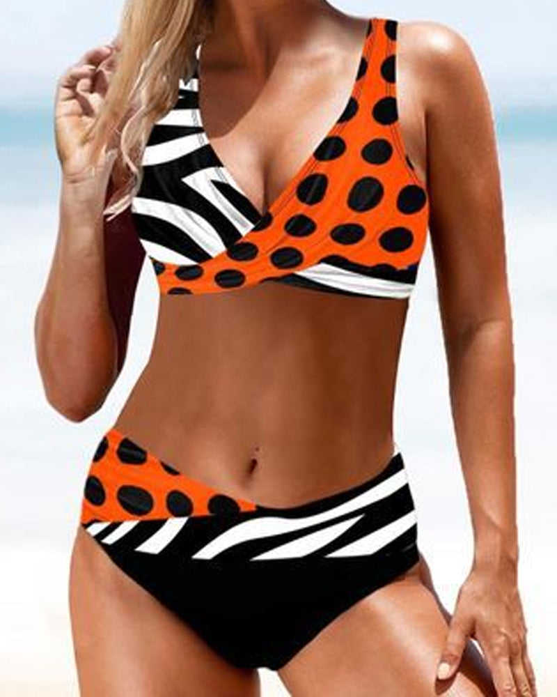 WW gestreifter Bikini