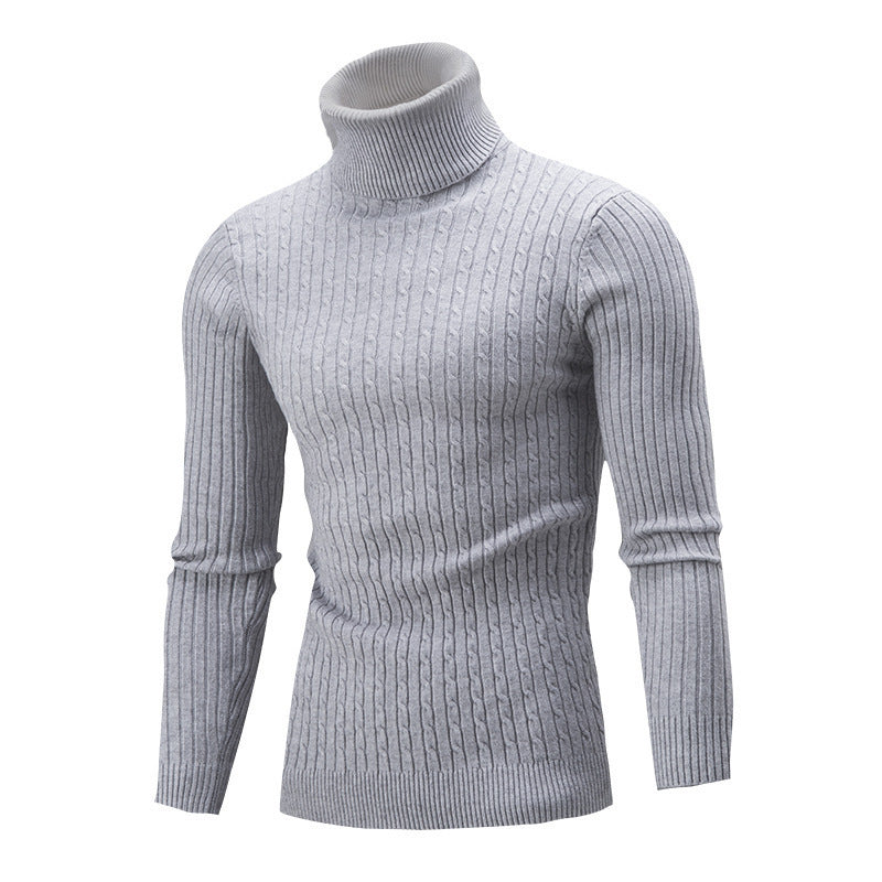 WW | Luxuriöser gestrickter Rollkragenpullover für Männer