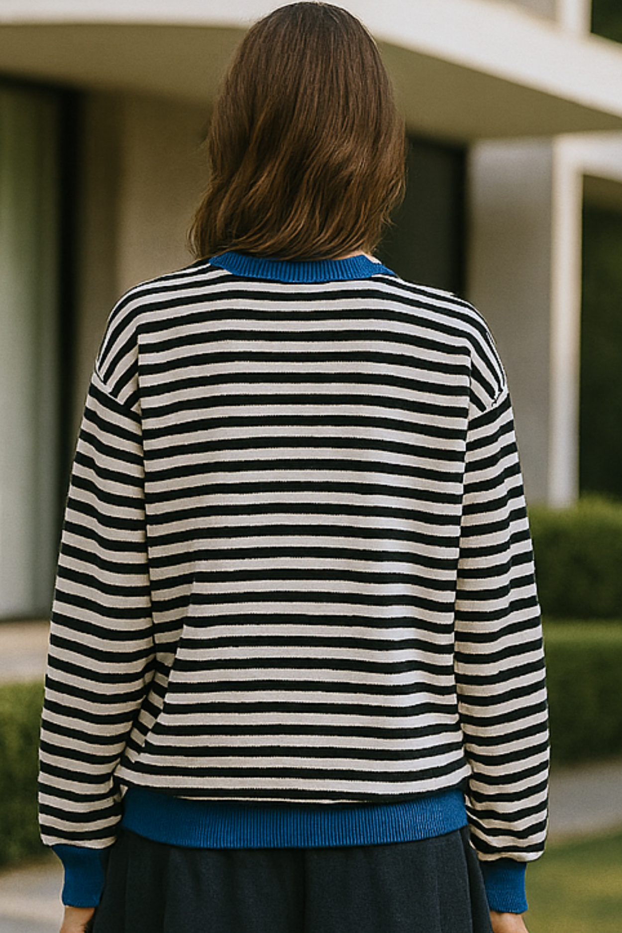 Dahlia Striped Cotton Jumper