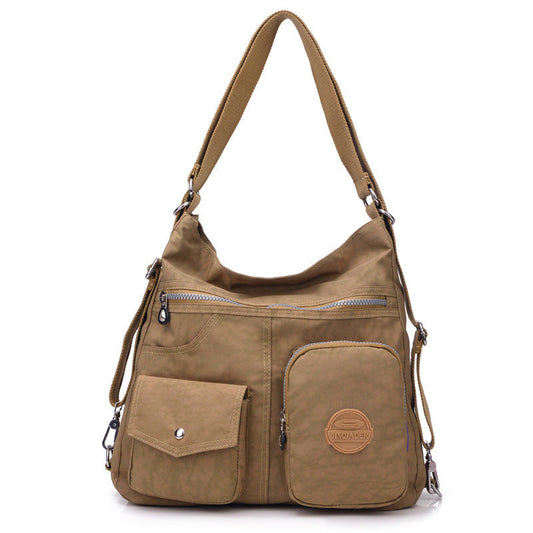 WW | Designer Handtasche Aus Wasserfestem Bylon Stoff Mit Großem Fassungsvermögen