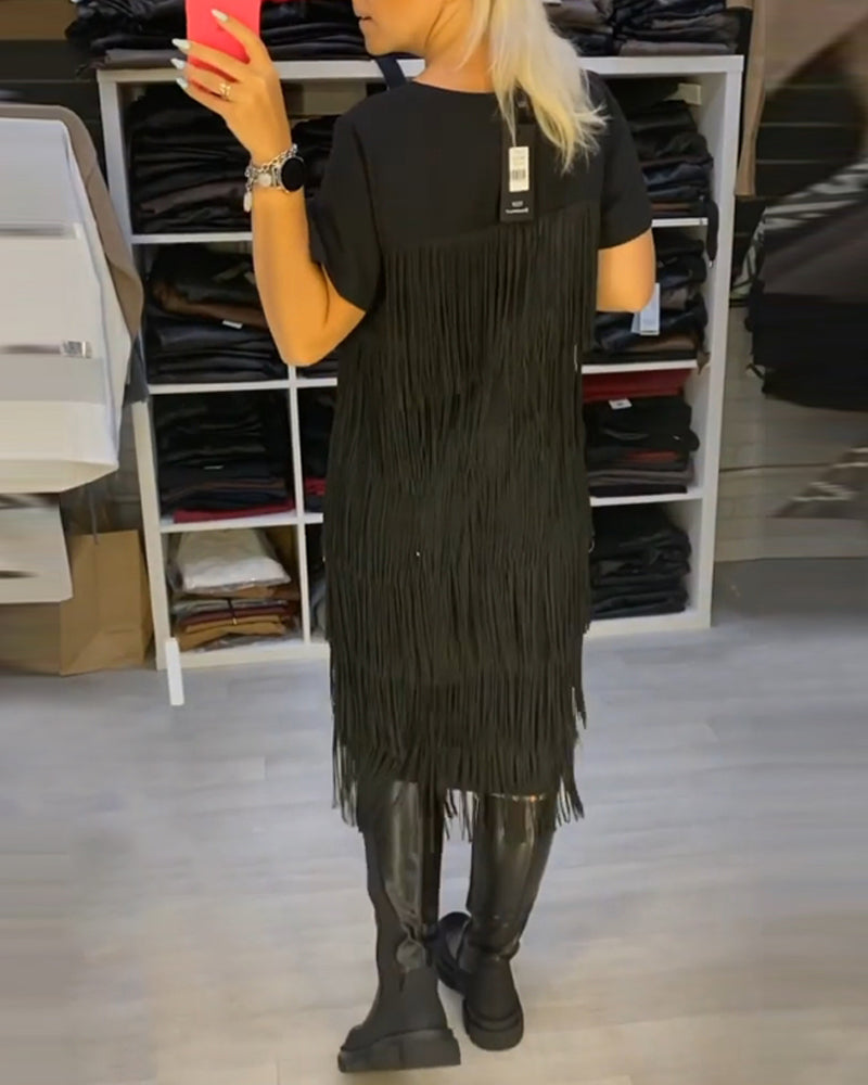 WW | Schickes Shiftkleid mit Quasten