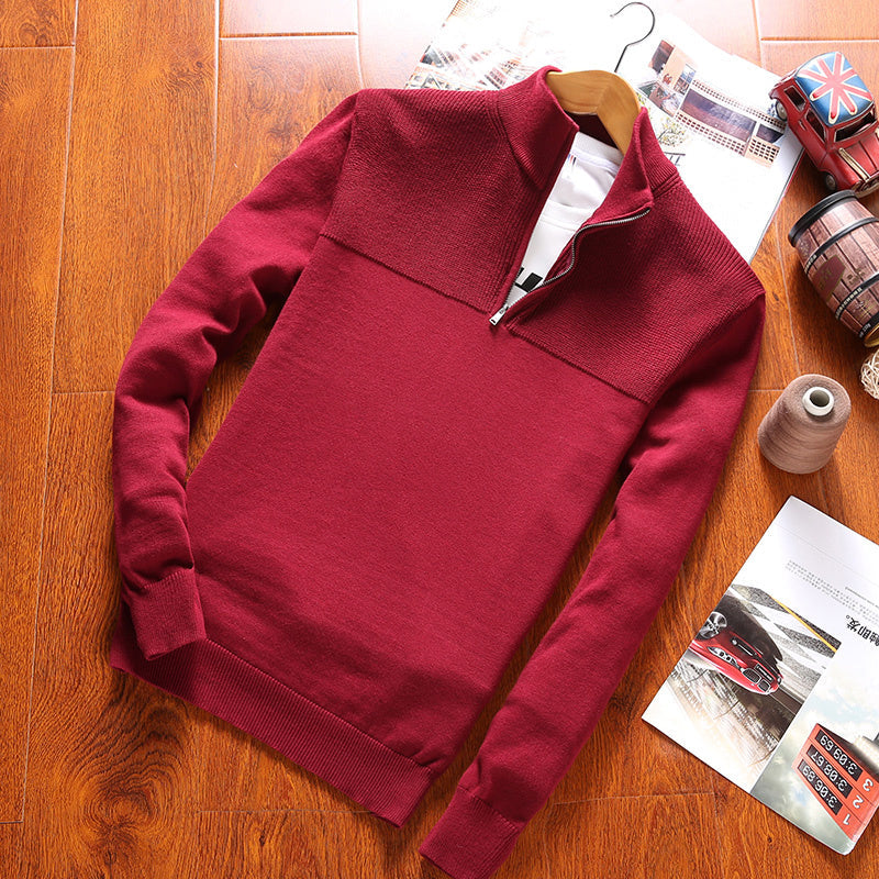 WW | Luxurious Men's Zip-Up Sweater