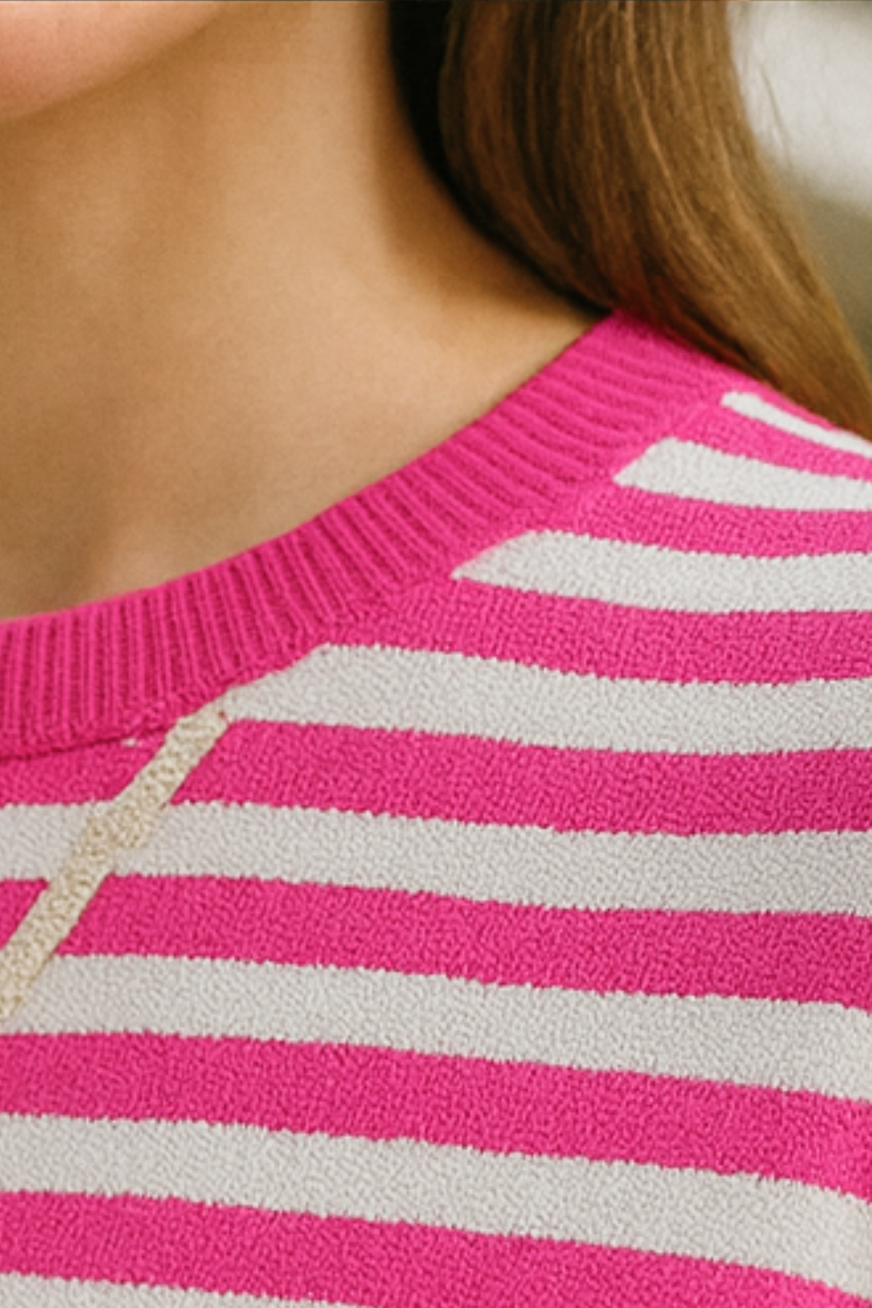 Dahlia Striped Cotton Jumper