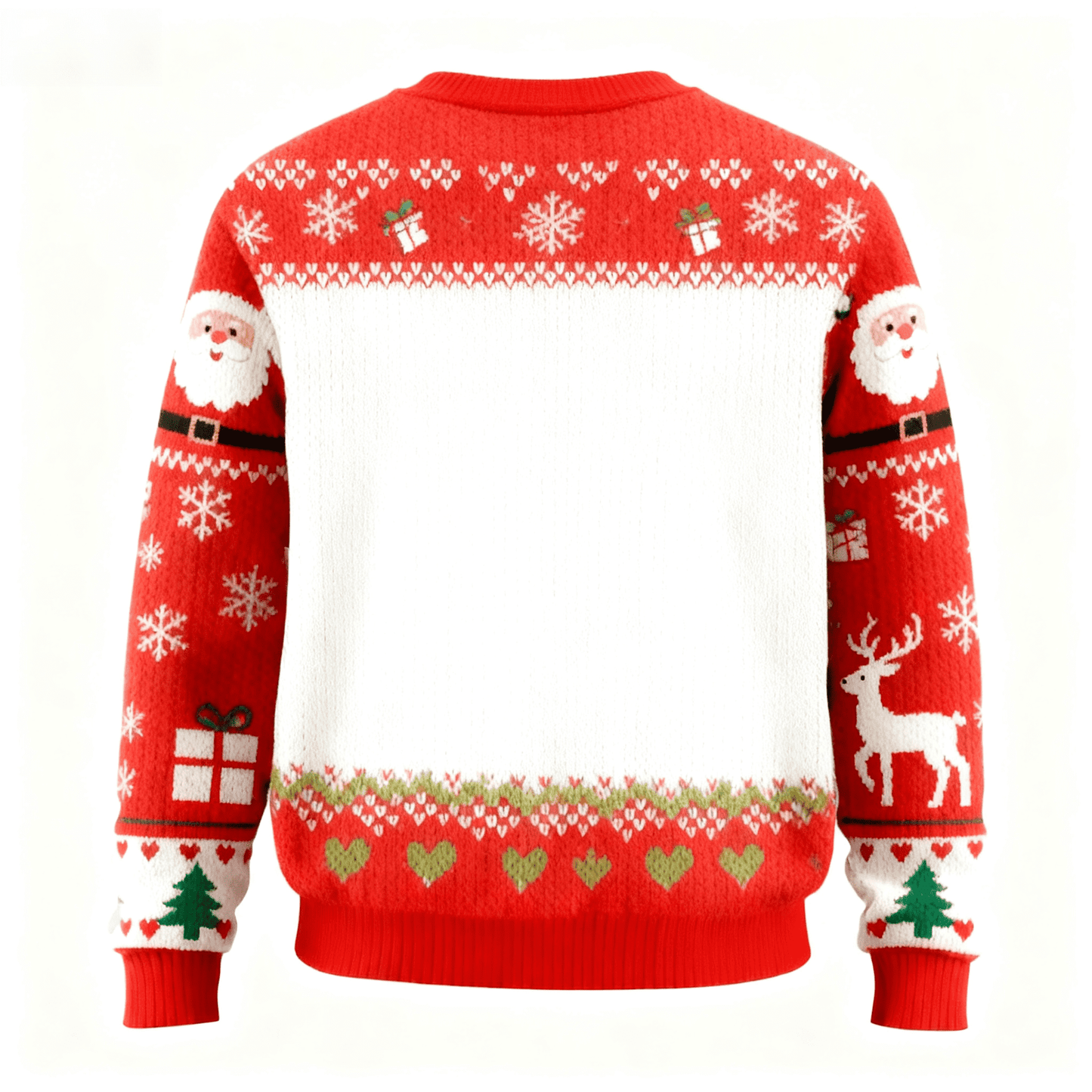 WW | Lustiger Schneemann Muster Hässlicher Pullover - Unisex Weihnachtsfeier Notwendigkeit
