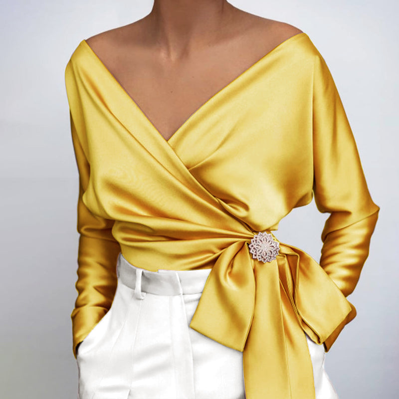 WW | An Elegant Pure Silk Blouse