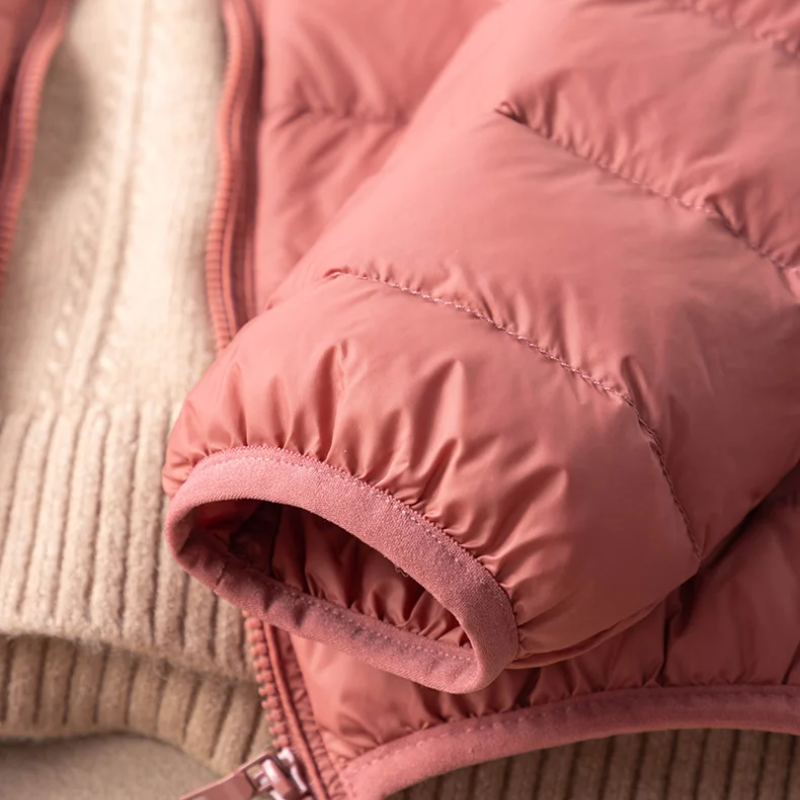 WW | Quilted Jacket Lightweight with Hood Warm Lined Casual Fit