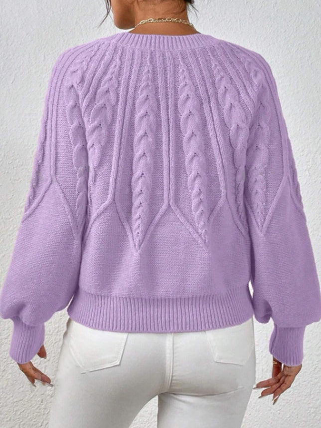 WW | Kabelstrickpullover