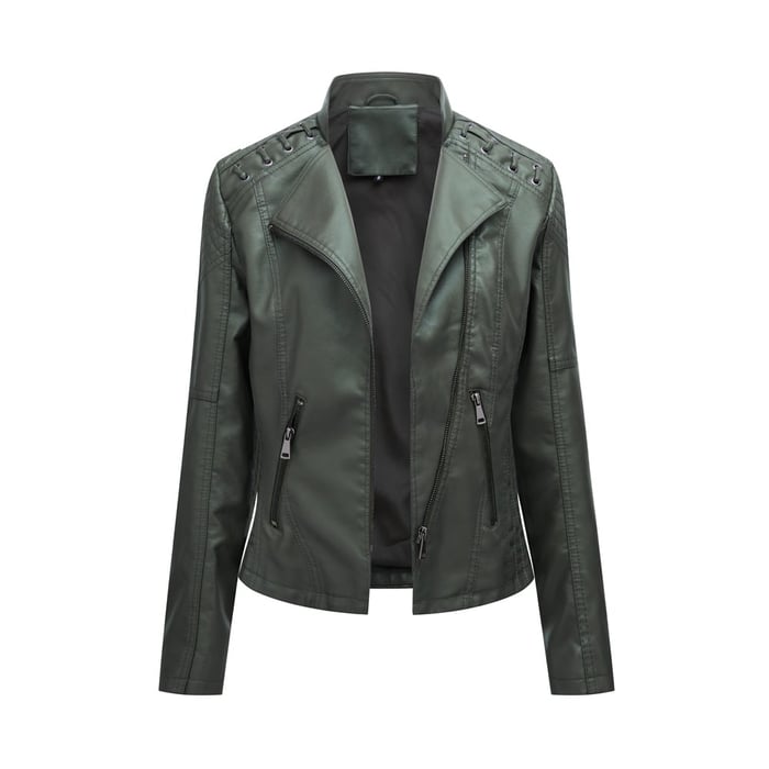 WW | Washed lambskin leather jacket