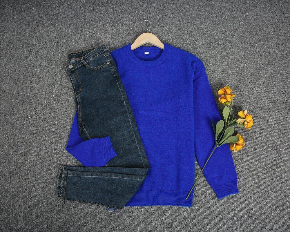 WW | Langarmpullover mit Rundhalsausschnitt