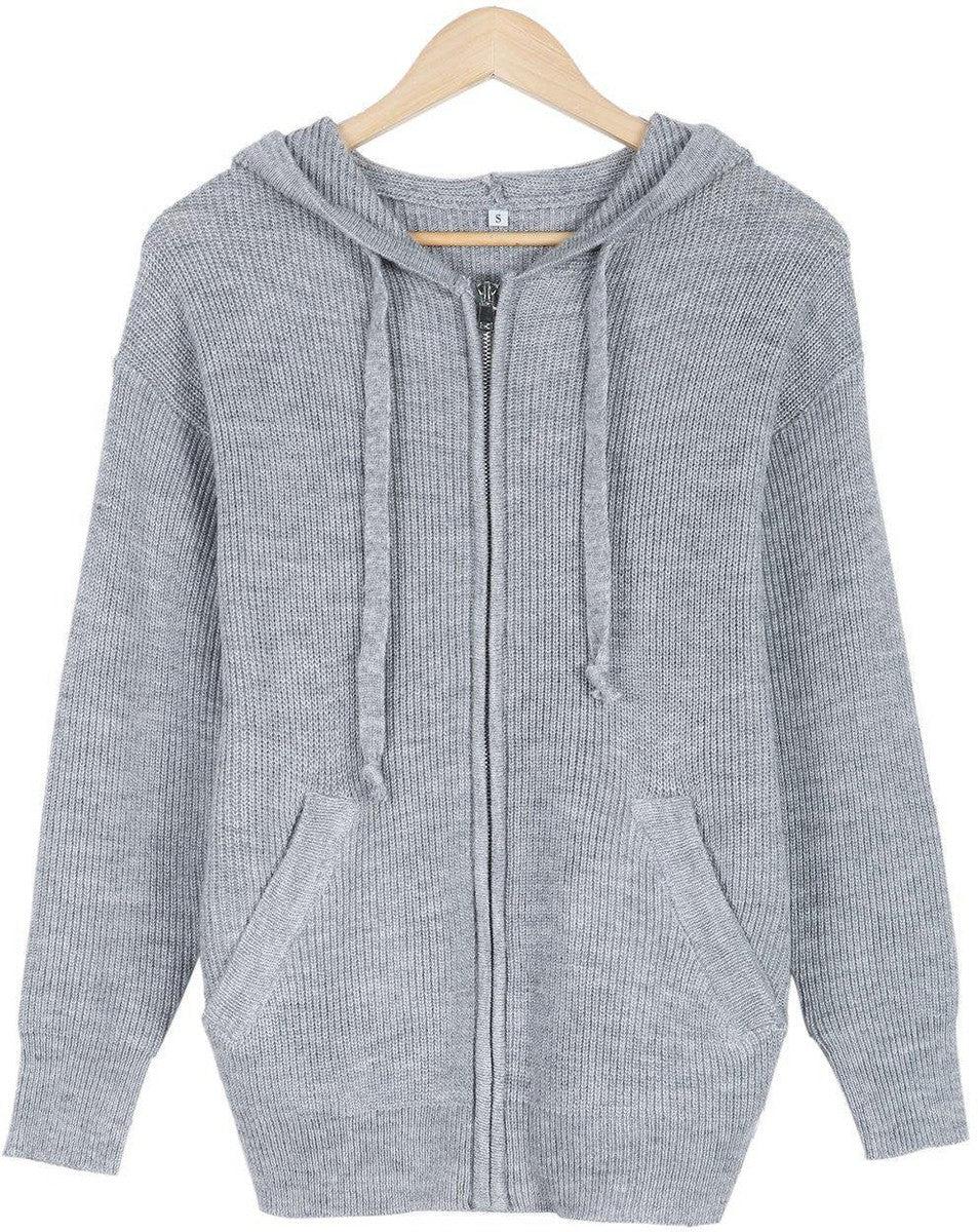 WW | Hoodie with Side Pockets and Front Zipper