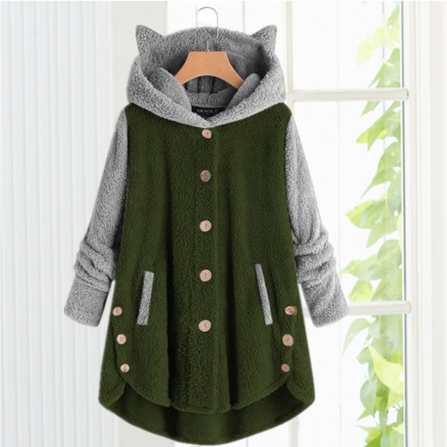 WW | Kapuzenjacke mit Katzenohren Design