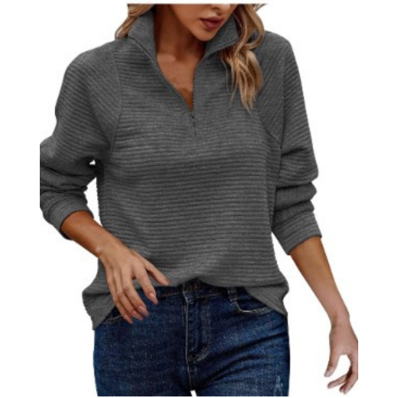 WW | Grey Long-Sleeved Monochrome Top