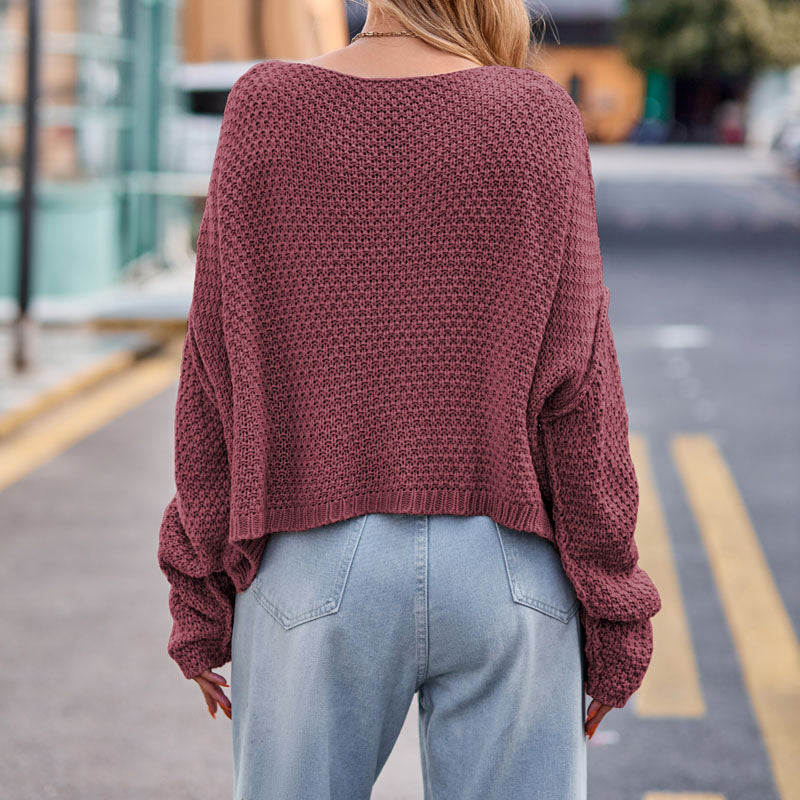 WW | Pullover in Twisted Knit with a Comfortable Fit